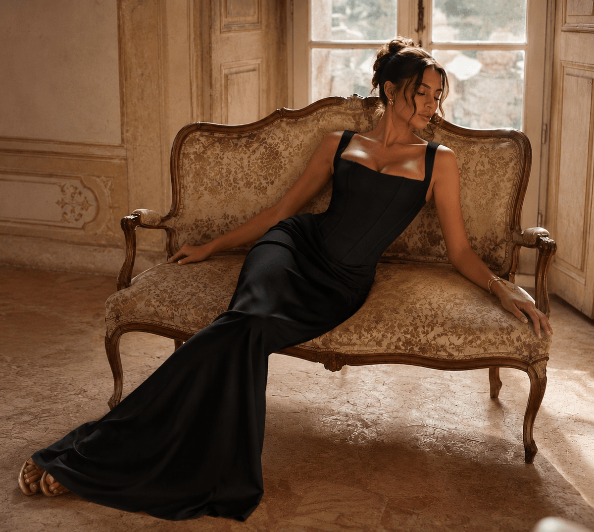 The Solène Maxi & Mini - Deep Black