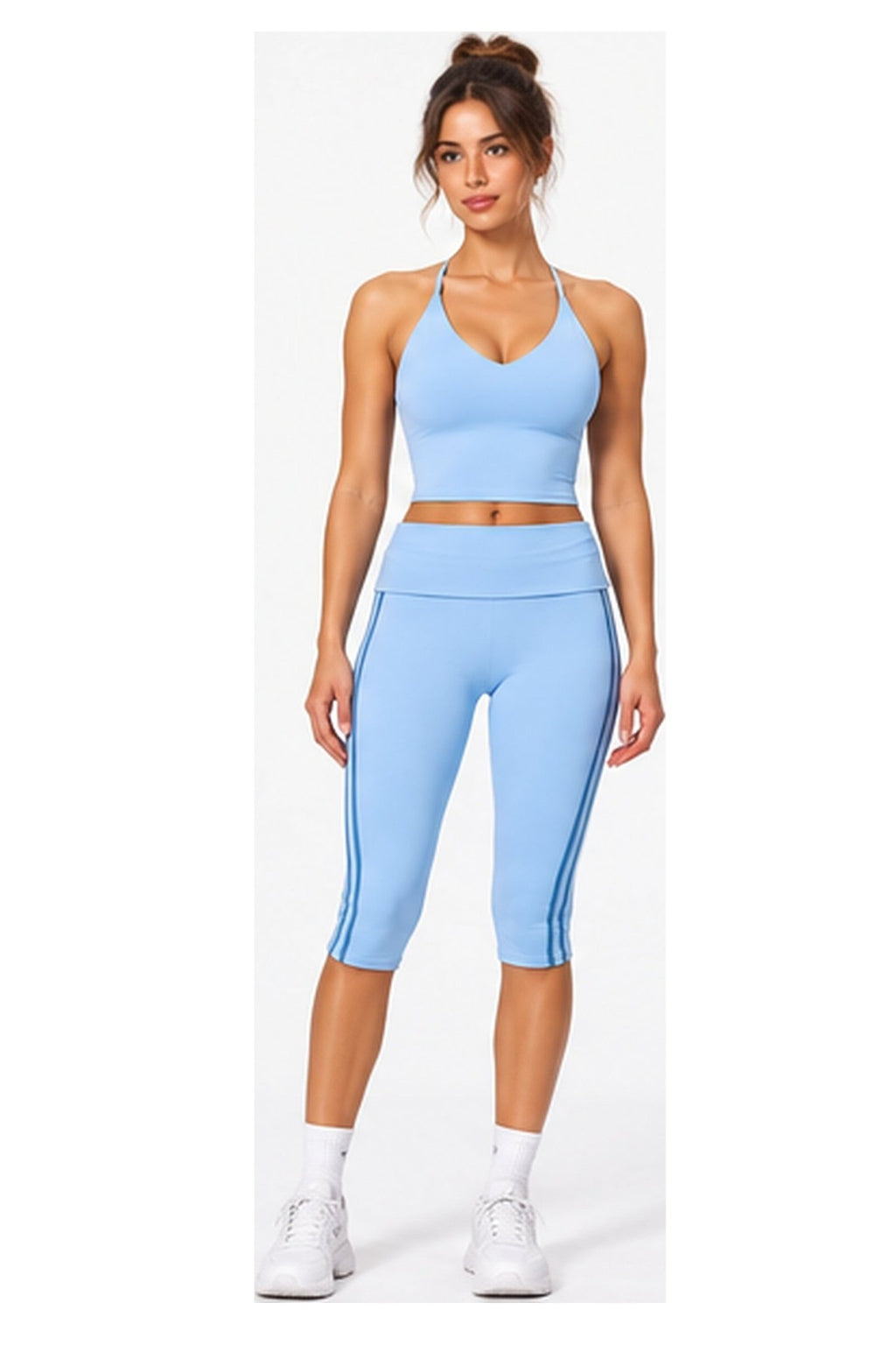 The Aphrodite Set - Powder Blue — front full-body