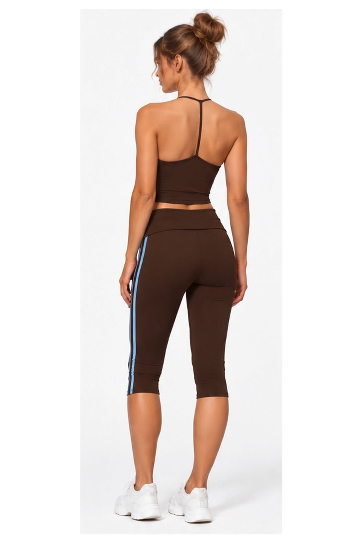 The Aphrodite Set - Chocolate Blue back view