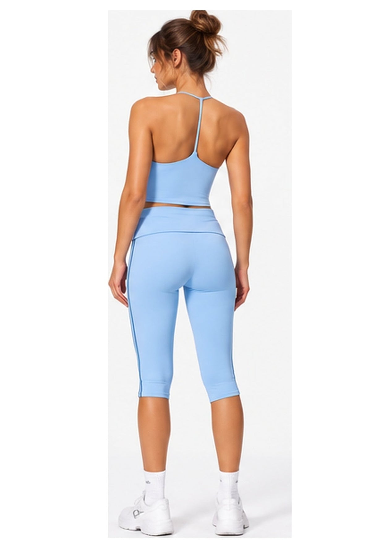 The Aphrodite Set - Powder Blue — back full-body