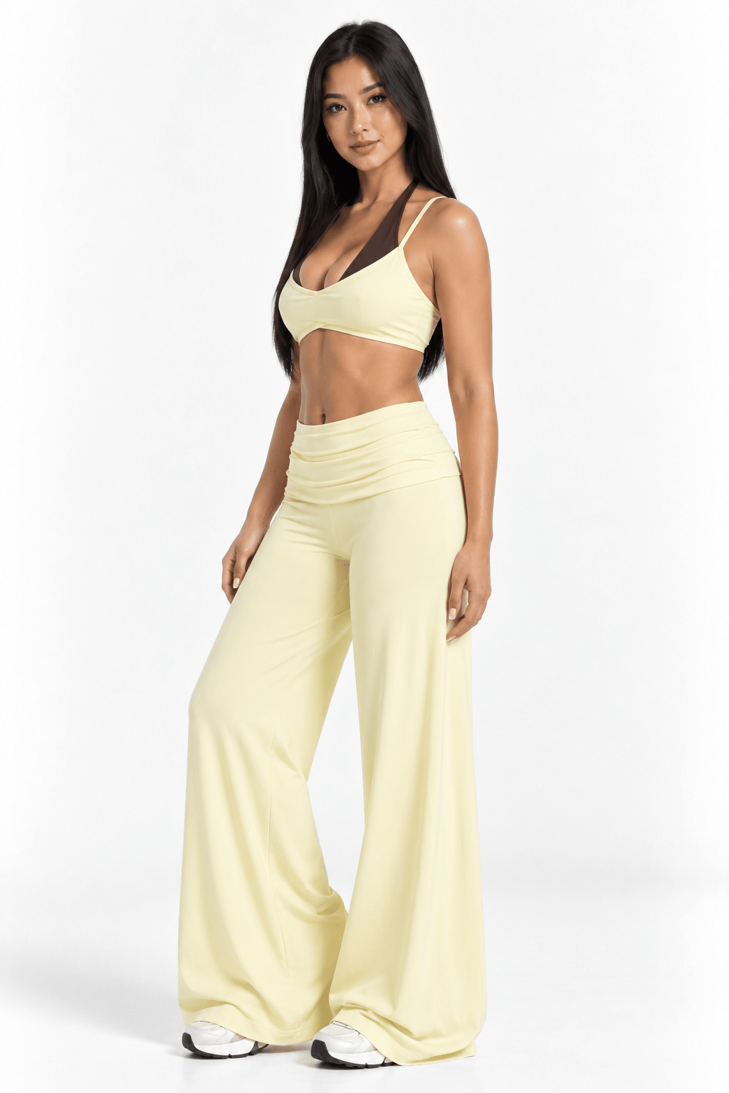 The Athena Set - Butter Yellow — front view