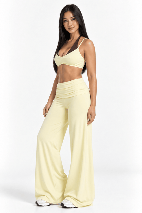 The Athena Set - Butter Yellow — front view