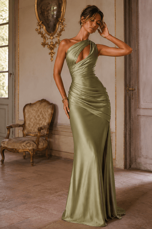 The Celeste Gown - Sage Green