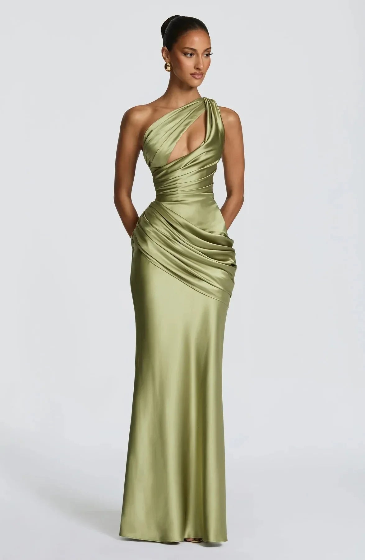 The Celeste Gown - Soft Sage