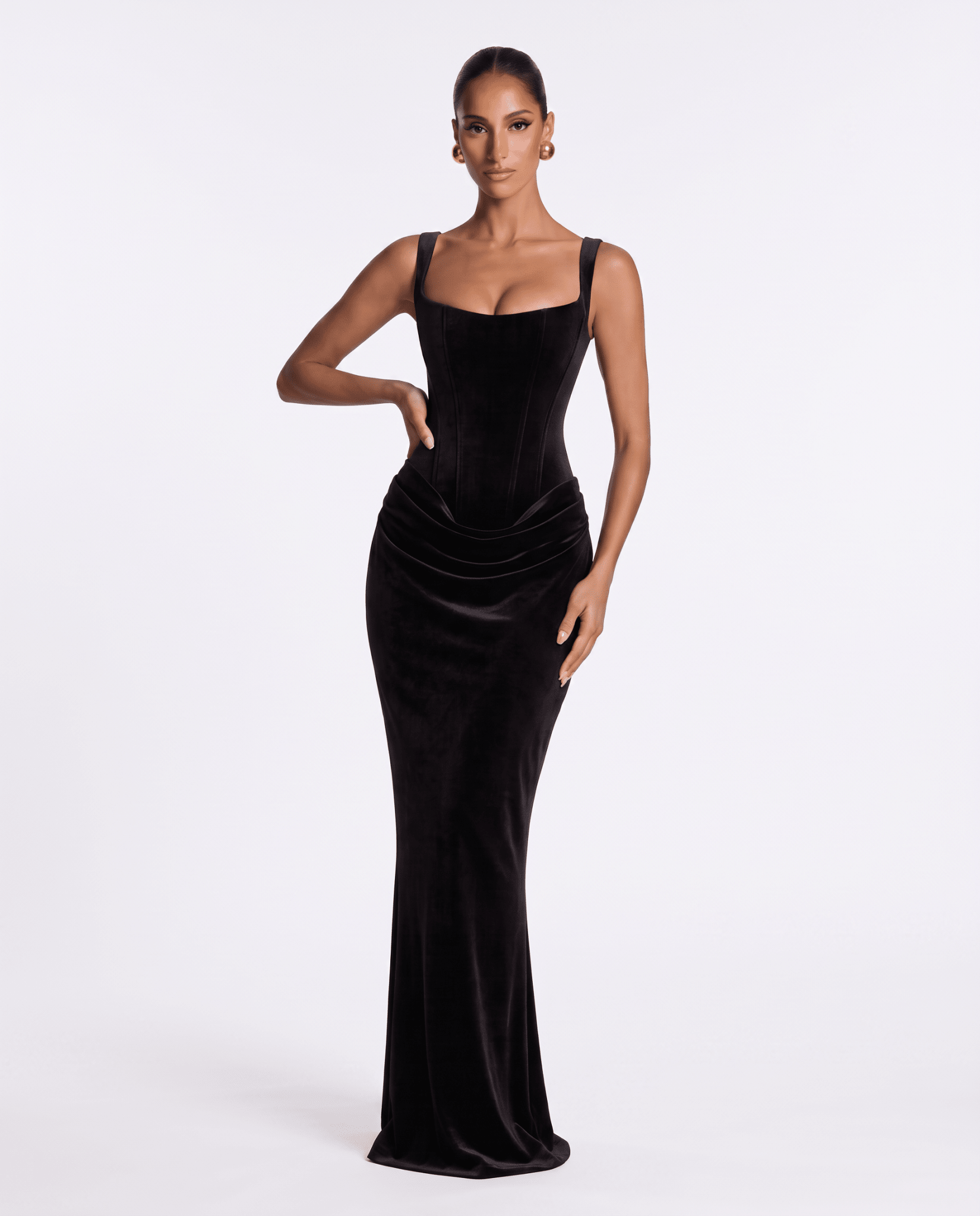 The Solene Maxi - Deep Black
