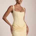 The Solene Maxi - Butter Yellow