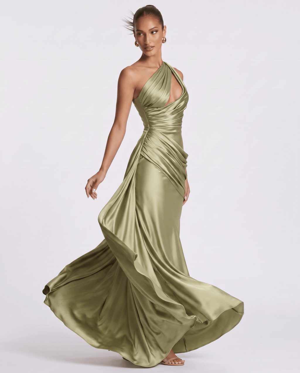 The Celeste Gown - Sage Green