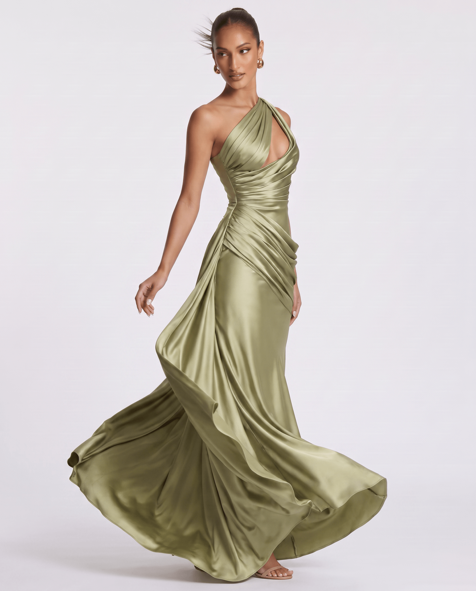 The Celeste Gown - Sage Green