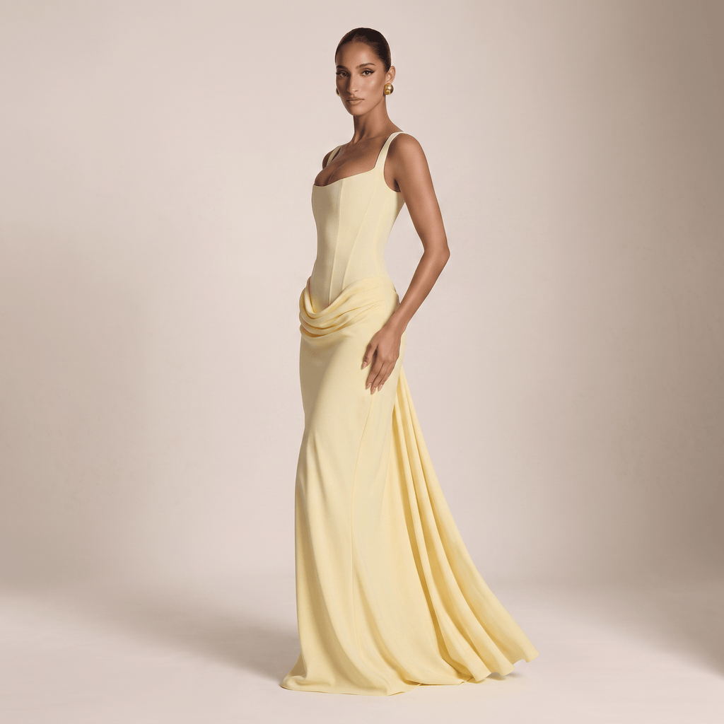 The Solene Maxi - Butter Yellow