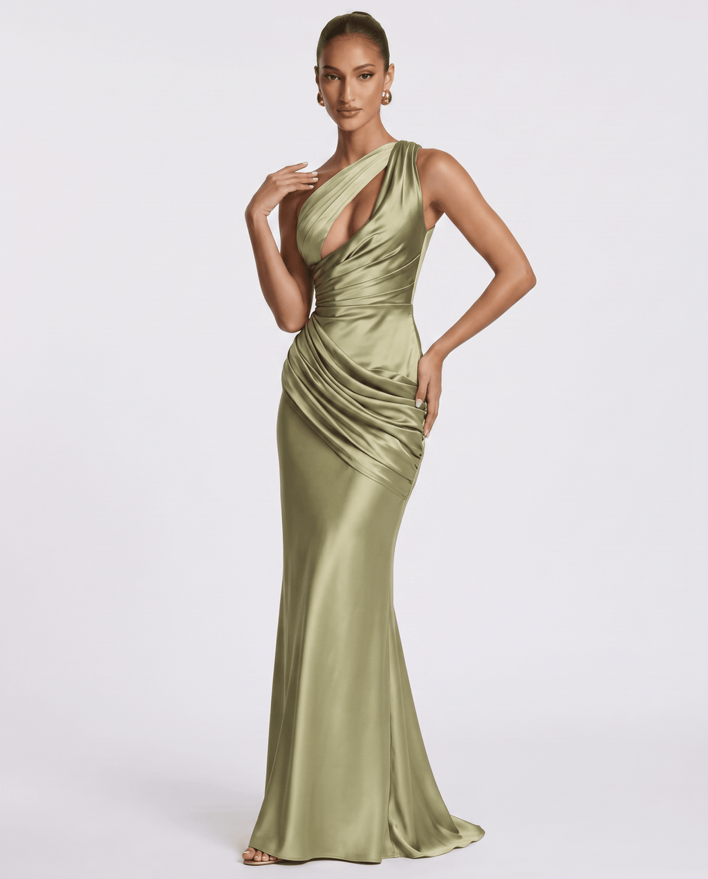 The Celeste Gown - Sage Green