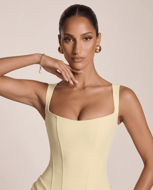 The Solene Maxi - Butter Yellow