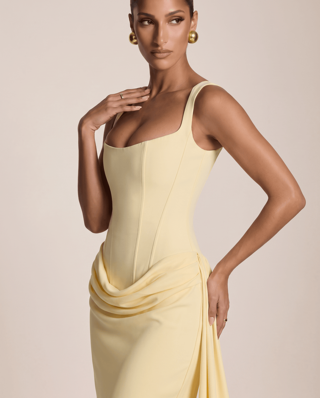 The Solene Maxi - Butter Yellow