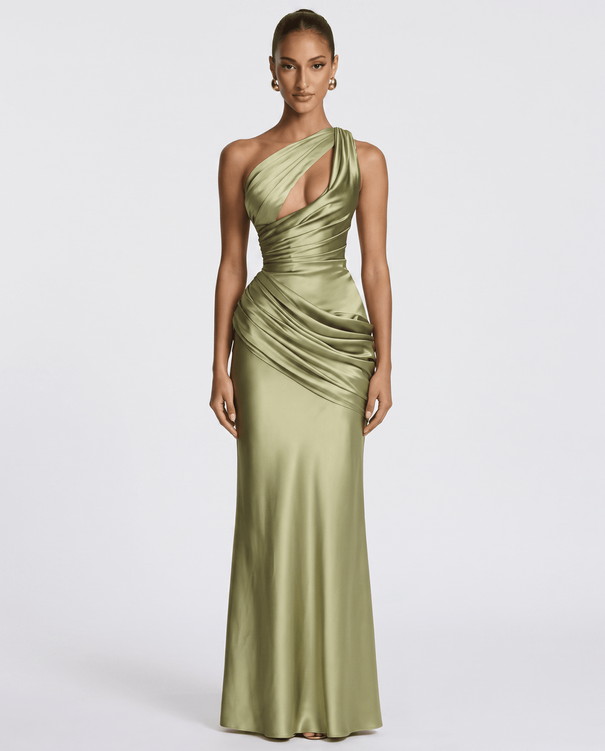 The Celeste Gown - Sage Green